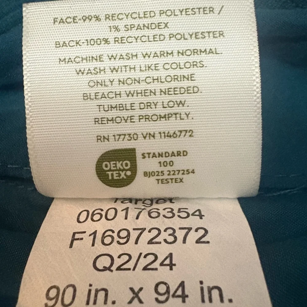 Target Threshold Teal Duvet Cover w/2 Shams